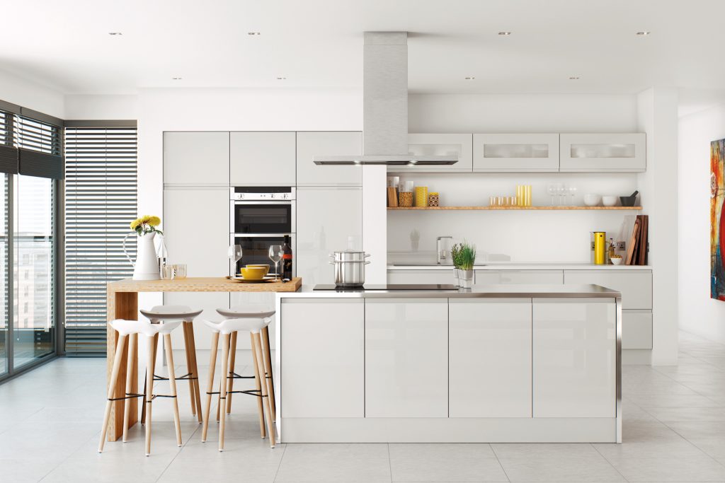 Contemporary kitchen in Duddingston