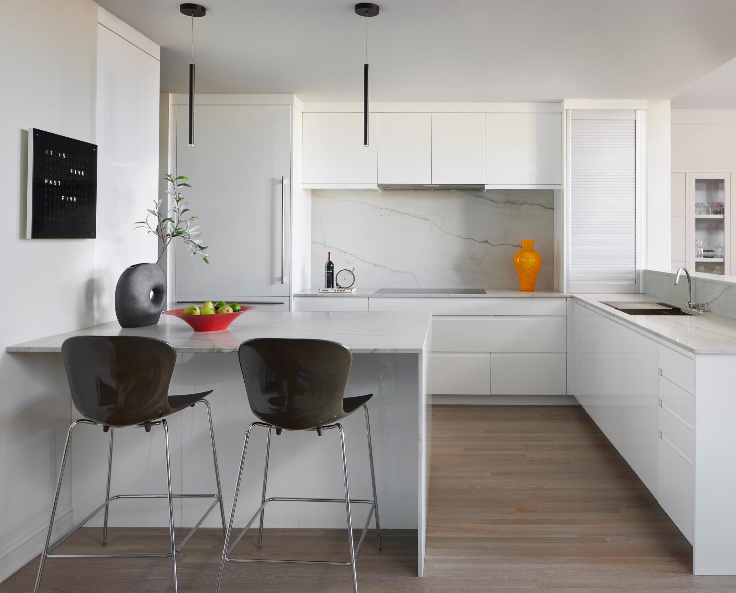 Minimalist kitchen in Duddingston